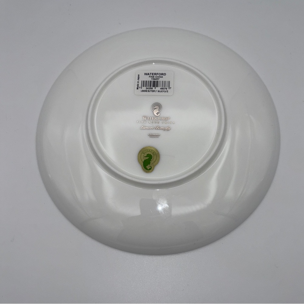WATERFORD LISMORE BUTTERFLY Salad Plate Bone China - Picture 3 of 9